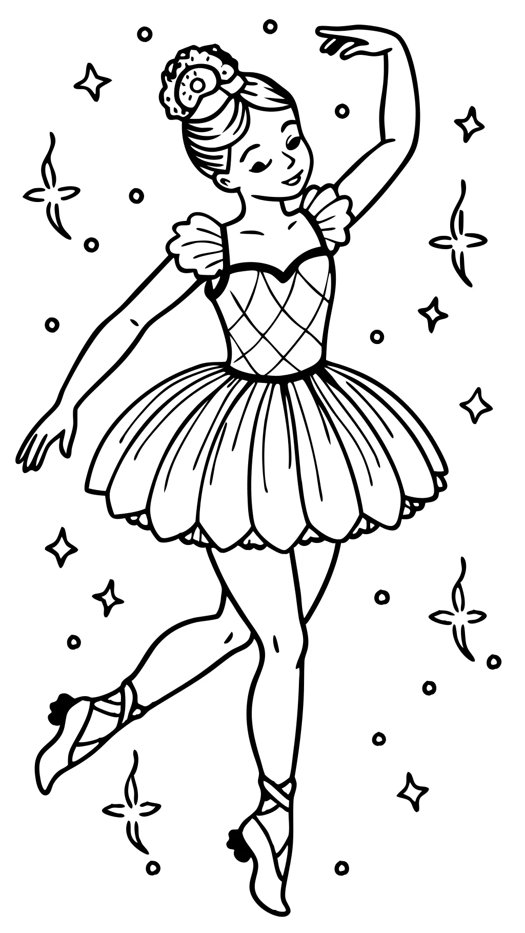 ballet coloring book pages